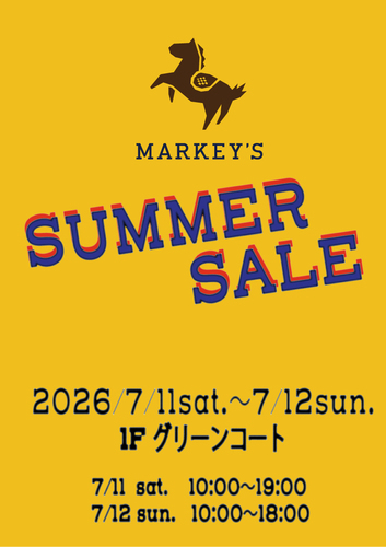 「マーキーズ　サマーセール」　グリーンコート