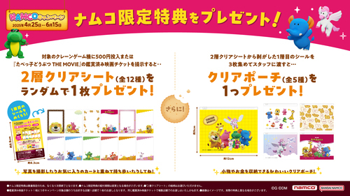 たべっ子どうぶつ THE MOVIE × NAMCO キャンペーン:4