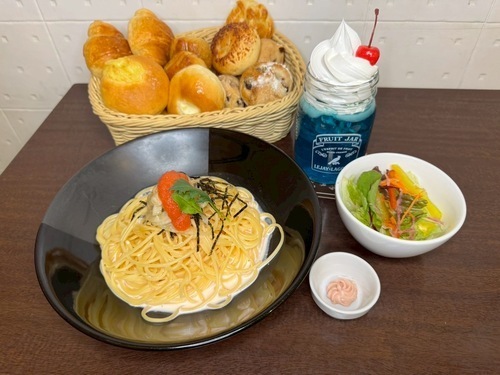 【明太子のクリームパスタ】