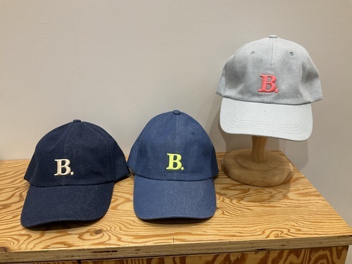 ワンポイントデザイン🌟デニムB刺繍キャップ