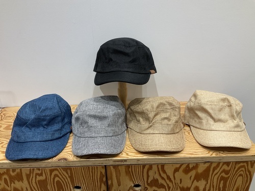 これからの季節に☀️革タグワークキャップ