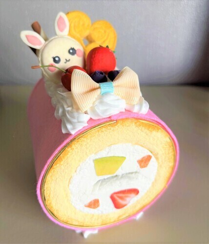 ロールケーキ貯金箱